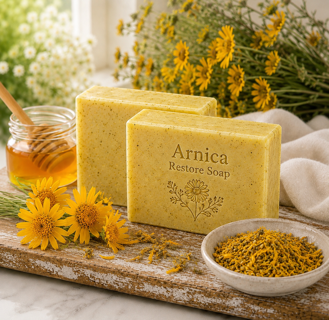 Arnica Restore Soap Bar-Isaiah 40:29