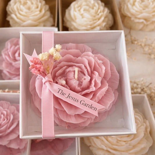 Luxury Peony Candle by The Jesus Garden