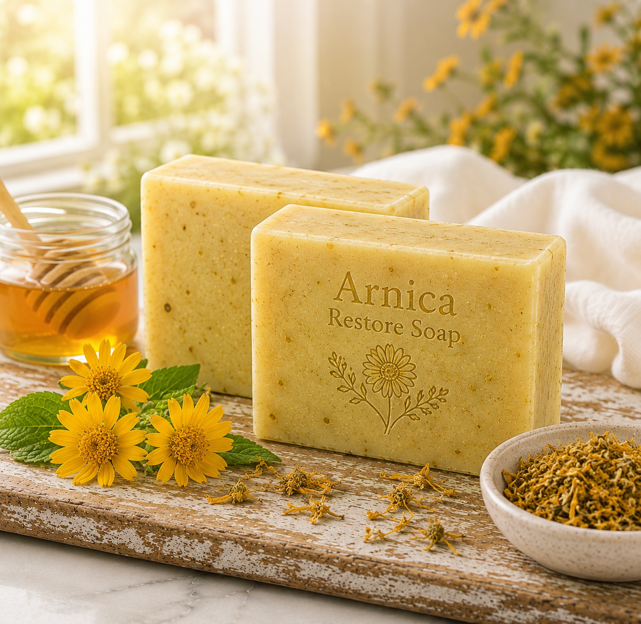 Arnica Restore Soap Bar-Isaiah 40:29