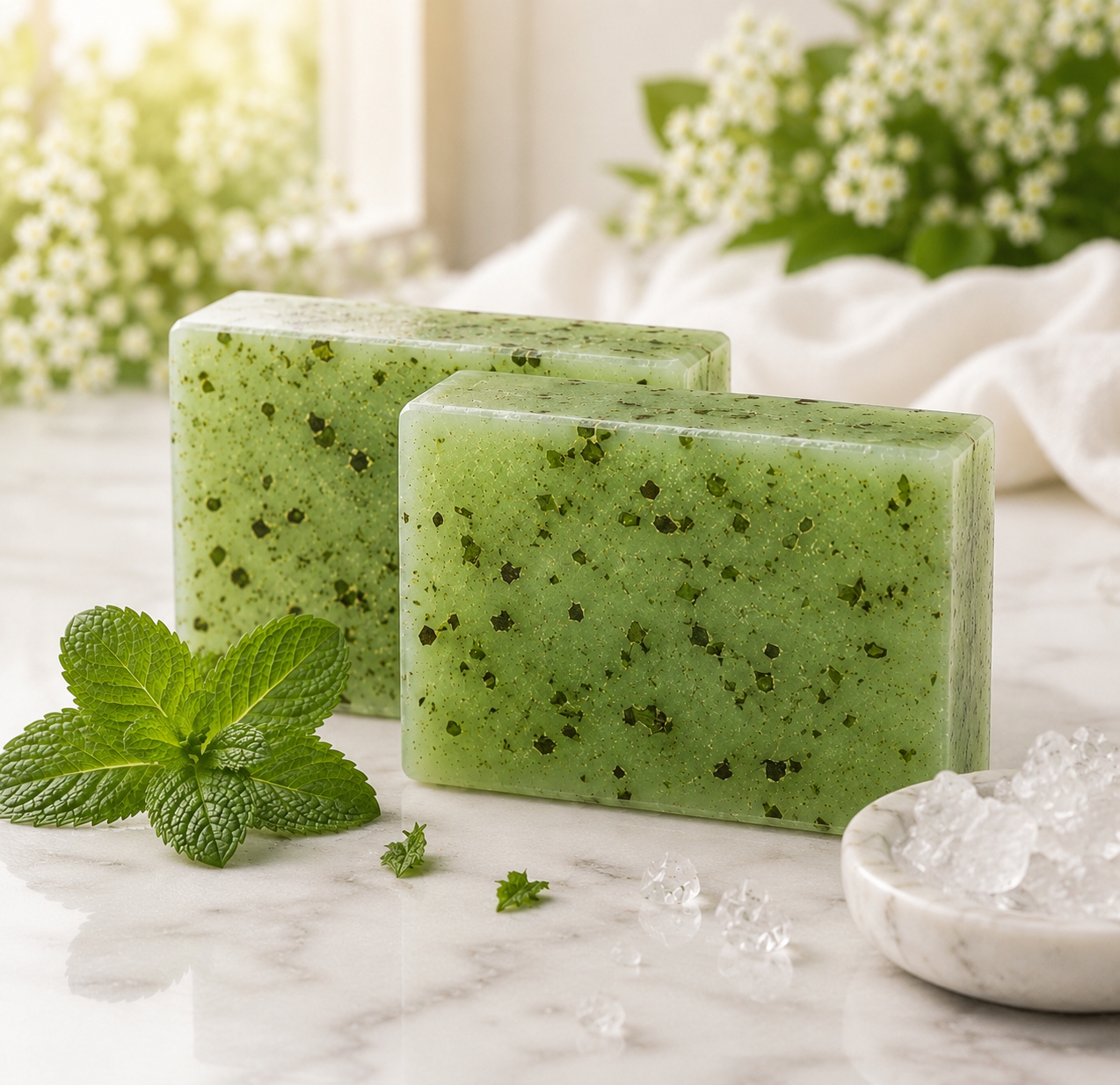 Eden Fresh Intimate Soap with Real Mint Leaves and Alum
