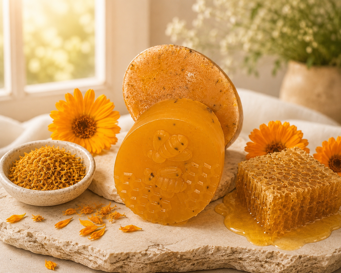 Calendula Honey Soap Organic-Ecclesiastes 3:11
