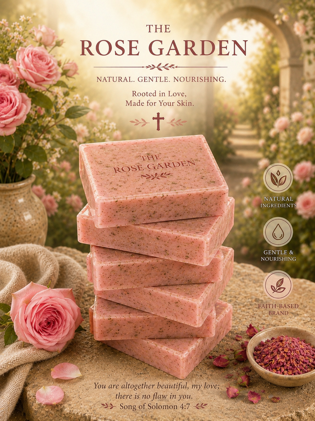 Rose of Grace Soap- Proverbs 31:30